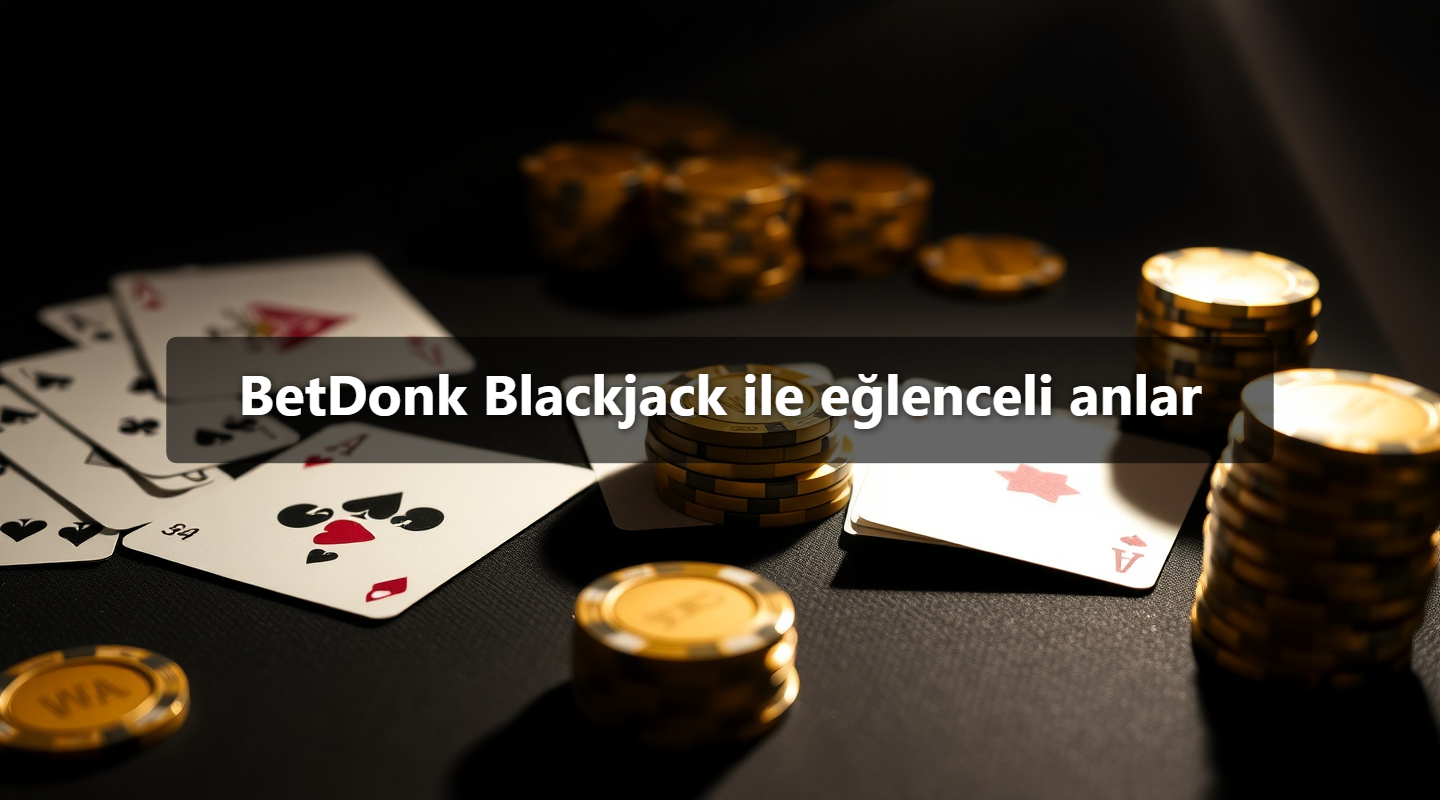 BetDonk Blackjack ile eğlenceli anlar